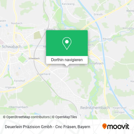 Deuerlein Präzision Gmbh - Cnc Fräsen Karte