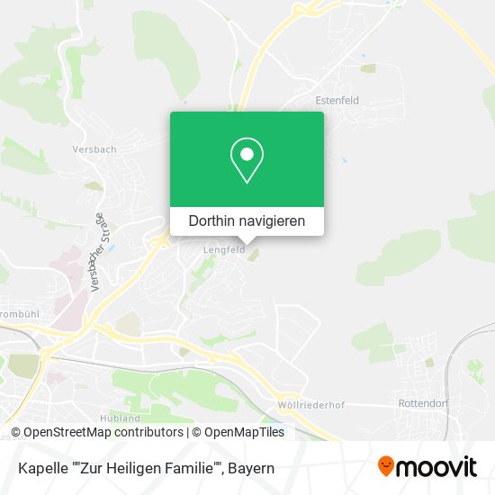 Kapelle ""Zur Heiligen Familie"" Karte