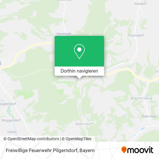 Freiwillige Feuerwehr Pilgerndorf Karte