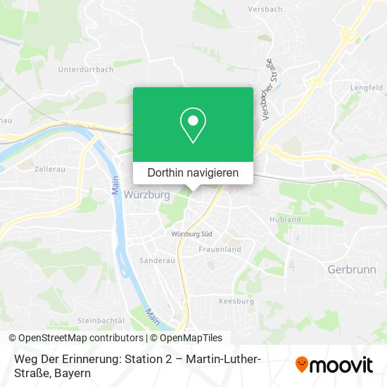Weg Der Erinnerung: Station 2 – Martin-Luther-Straße Karte