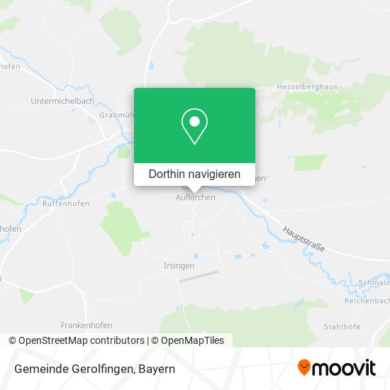 Gemeinde Gerolfingen Karte