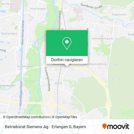 Betriebsrat Siemens Ag - Erlangen G Karte