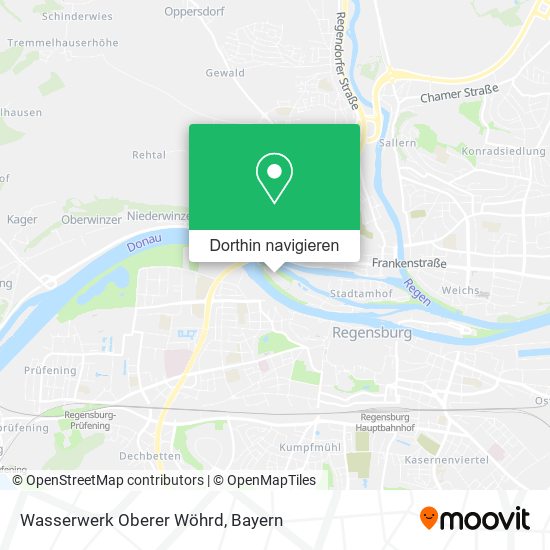 Wasserwerk Oberer Wöhrd Karte