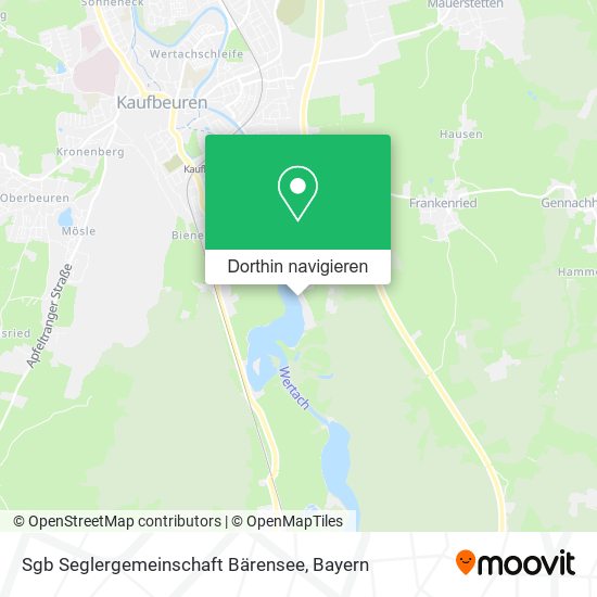 Sgb Seglergemeinschaft Bärensee Karte