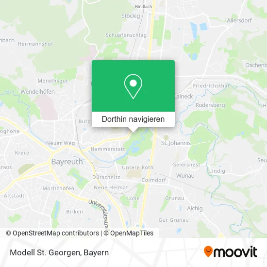 Modell St. Georgen Karte