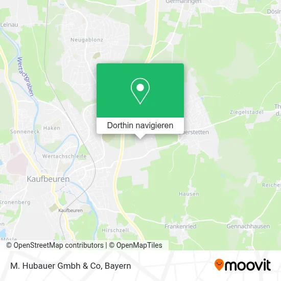 M. Hubauer Gmbh & Co Karte