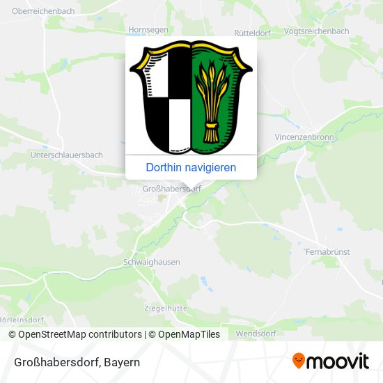 Großhabersdorf Karte