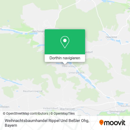 Weihnachtsbaumhandel Rippel Und Beßler Ohg Karte