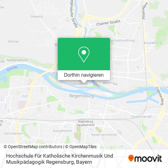 Hochschule Für Katholische Kirchenmusik Und Musikpädagogik Regensburg Karte