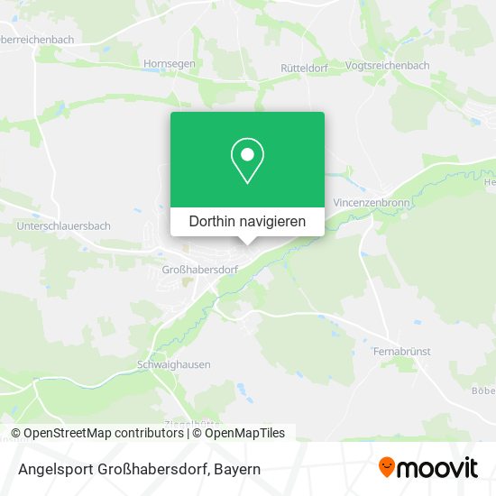 Angelsport Großhabersdorf Karte