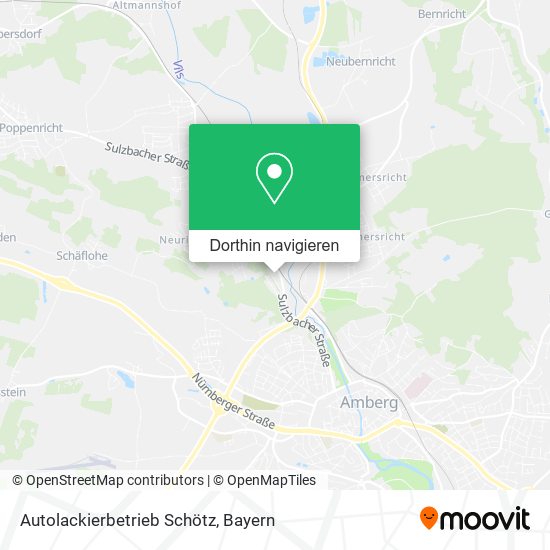 Autolackierbetrieb Schötz Karte