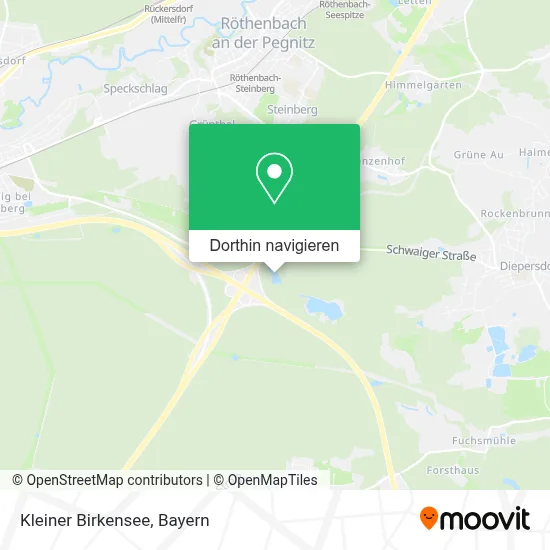 Kleiner Birkensee Karte