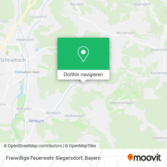 Freiwillige Feuerwehr Siegersdorf Karte