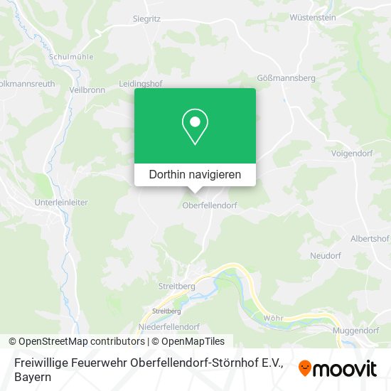 Freiwillige Feuerwehr Oberfellendorf-Störnhof E.V. Karte