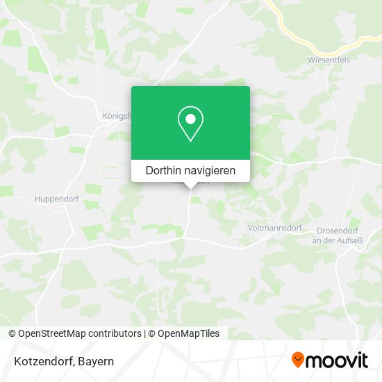 Kotzendorf Karte