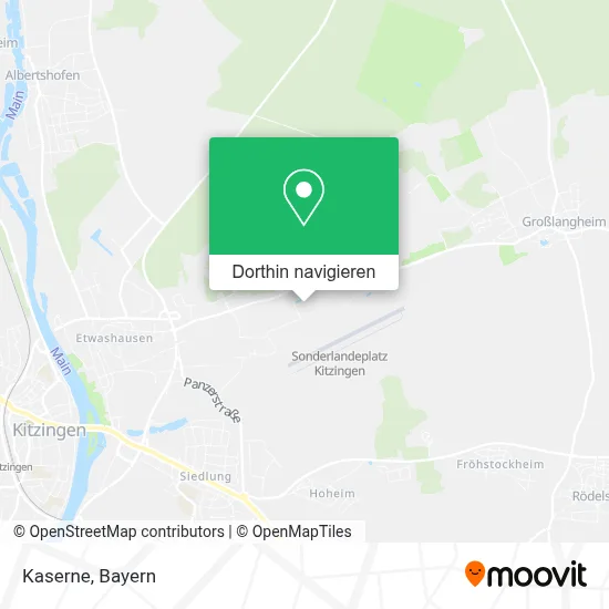 Kaserne Karte