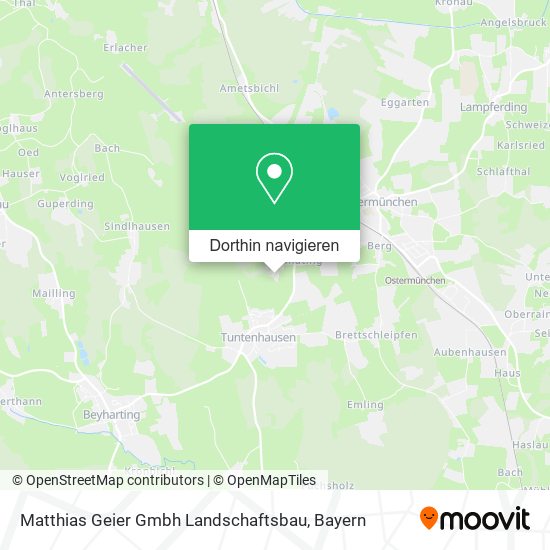 Matthias Geier Gmbh Landschaftsbau Karte
