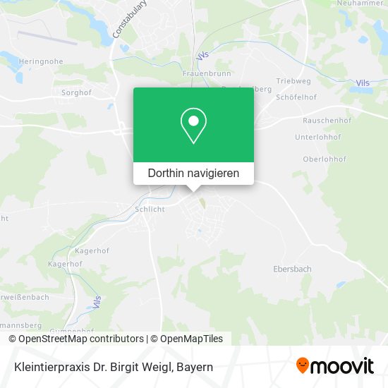 Kleintierpraxis Dr. Birgit Weigl Karte
