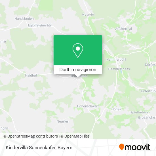 Kindervilla Sonnenkäfer Karte