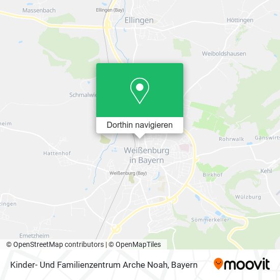 Kinder- Und Familienzentrum Arche Noah Karte