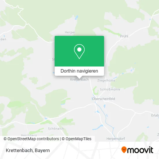 Krettenbach Karte
