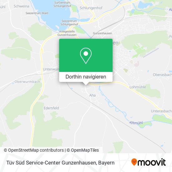 Tüv Süd Service-Center Gunzenhausen Karte