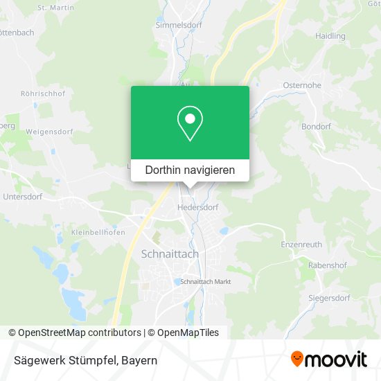 Sägewerk Stümpfel Karte
