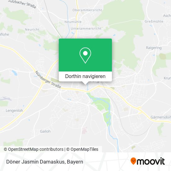 Döner Jasmin Damaskus Karte