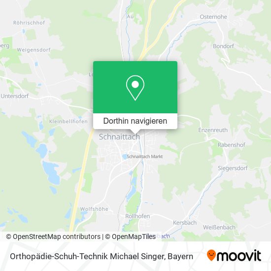 Orthopädie-Schuh-Technik Michael Singer Karte