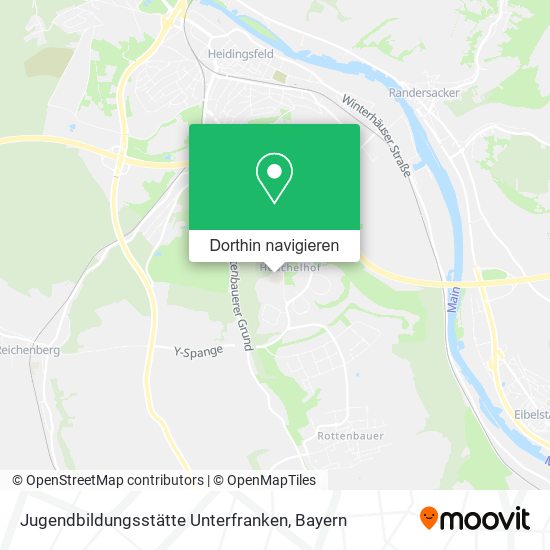 Jugendbildungsstätte Unterfranken Karte