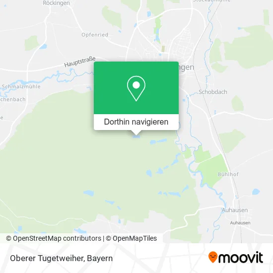 Oberer Tugetweiher Karte