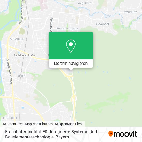 Fraunhofer-Institut Für Integrierte Systeme Und Bauelementetechnologie Karte