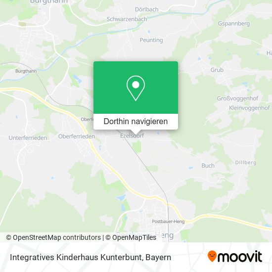Integratives Kinderhaus Kunterbunt Karte