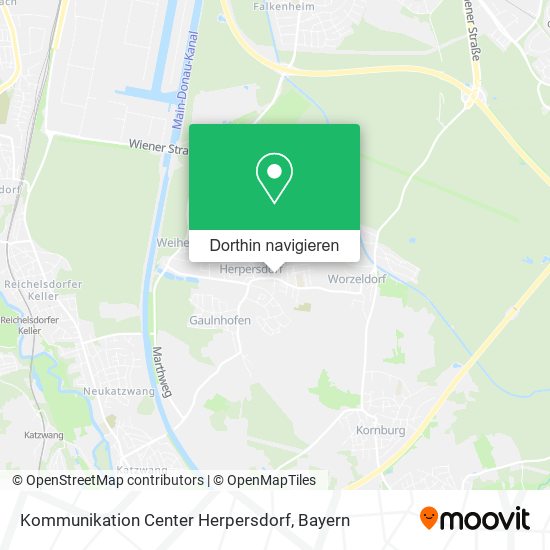 Kommunikation Center Herpersdorf Karte