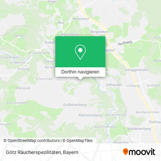 Götz Räucherspezilitäten Karte