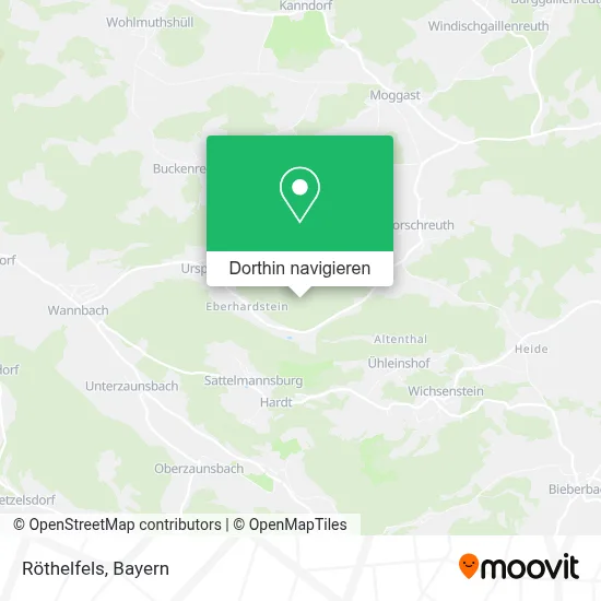 Röthelfels Karte