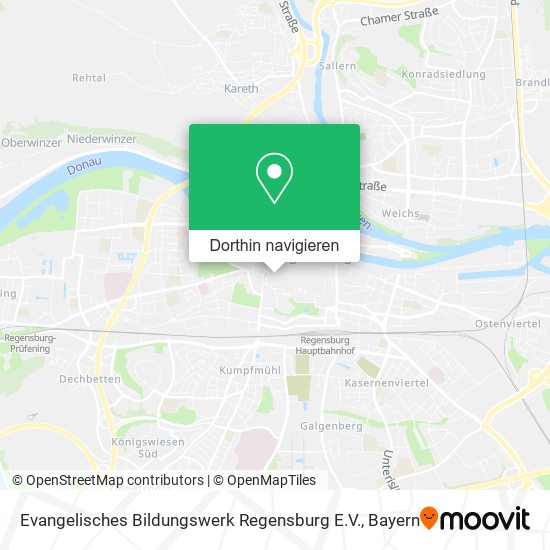 Evangelisches Bildungswerk Regensburg E.V. Karte