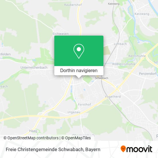 Freie Christengemeinde Schwabach Karte