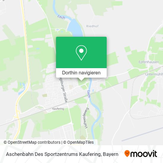 Aschenbahn Des Sportzentrums Kaufering Karte