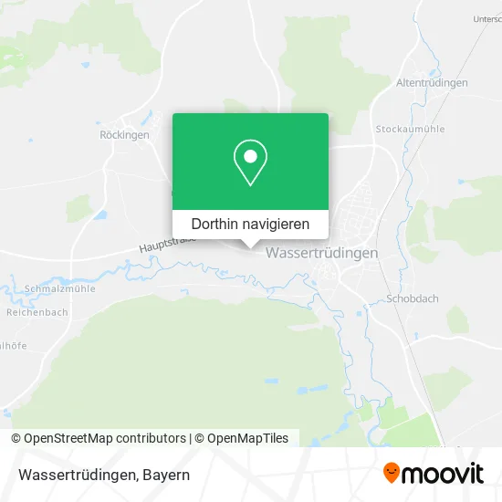 Wassertrüdingen Karte