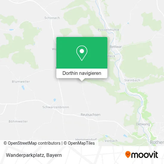 Wanderparkplatz Karte