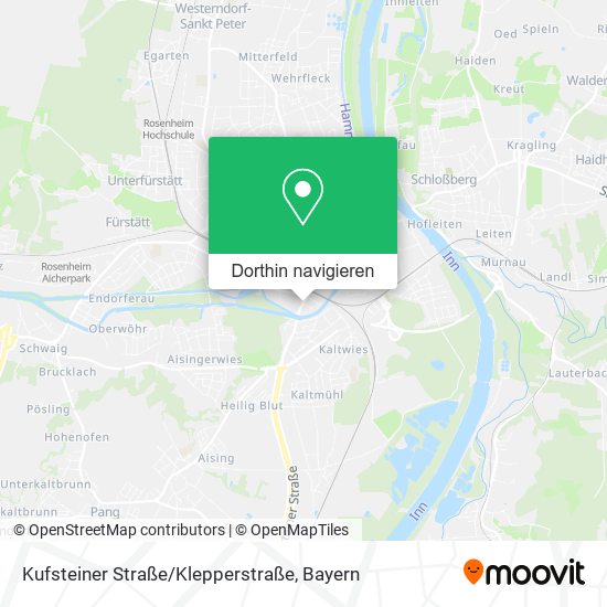 Kufsteiner Straße / Klepperstraße Karte