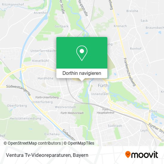 Ventura Tv-Videoreparaturen Karte
