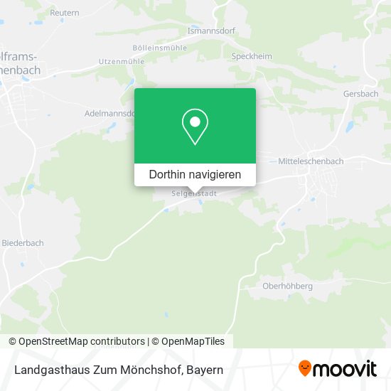 Landgasthaus Zum Mönchshof Karte