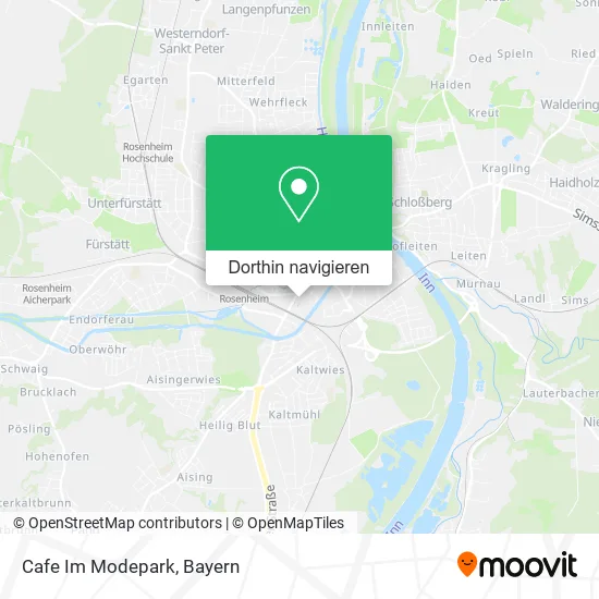 Cafe Im Modepark Karte