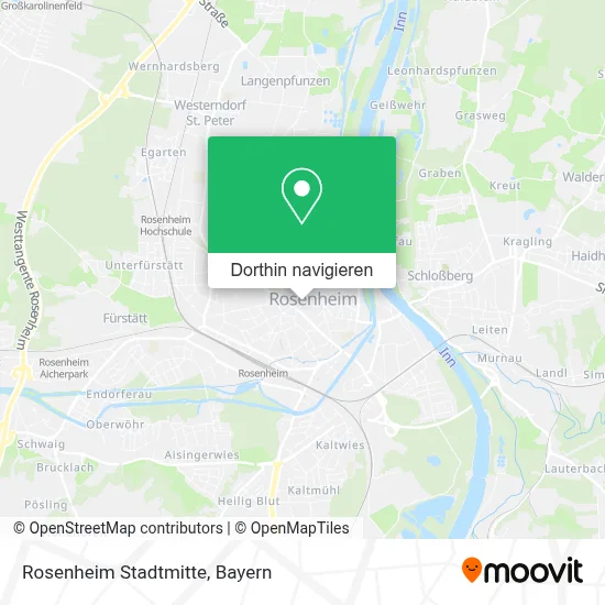 Rosenheim Stadtmitte Karte