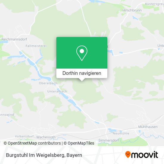 Burgstuhl Im Weigelsberg Karte