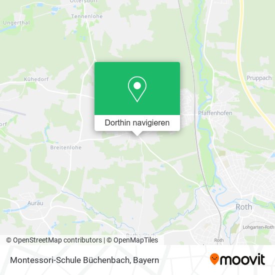 Montessori-Schule Büchenbach Karte