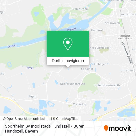 Sportheim Sv Ingolstadt-Hundszell / Buren Hundszell Karte