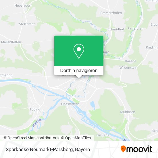 Sparkasse Neumarkt-Parsberg Karte